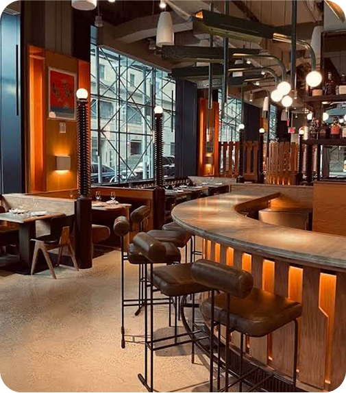 commercial interior design for hospitality venues